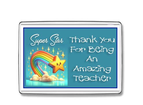 Super Star
Oblong Fridge Magnet
£2.50