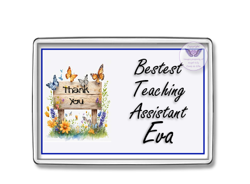 Best Teaching Assistant
Oblong Fridge Magnet
£2.50