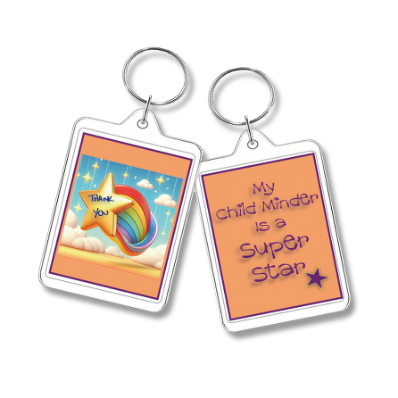 Super Star
Double Sided
Oblong Keyring
£1.50