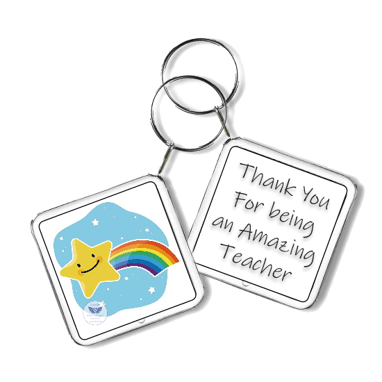 Amazing Teacher
Square Keyring
Double Sided
£1.50